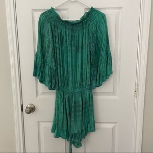 Ruffle Short Jumpsuit